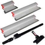Drywall Skimming Blade Set 10" 24" 32 W/ 38.5"-63" Ext Handle LEVEL5 5-441. Fixed Price $356.96.
