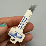 Vintage Keychain Pacific Bedding Ring Cutzit Mini Razor Blade Usa. Fixed Price $10.00.