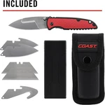 Coast Shift DX3425 30861 Hook, Locking Utility Pocket Folding Knife Blades. Fixed Price $37.90.