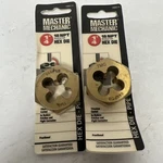 2 New Master Mechanic 1/4" 18 Npt Pipe Hex Die Titanium Coated 788614. Fixed Price $9.95.