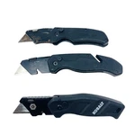 Kobalt 2418018 Folding Utility Knife Tool Set, Black Handle, 3 Pieces. Fixed Price $27.20.