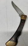 Vintage Craftsman Stainless #95075 Lockback Knife Black Handles. Fixed Price $41.30.