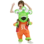 Comin Halloween Inflatable Alien Kids Cosplay Costumes Funny Ride On Blo. Fixed Price $55.06.