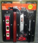 Nos Craftsman Usa 34201 22-PC General Purpose Tool Hammer Tape Screwdrivers. Fixed Price $129.99.