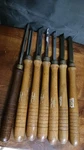Set 6 Craftsman Turning Lathe Knives Chisels Woodworking Tools. Fixed Price $45.00.