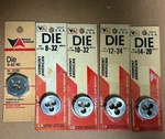 Vermont American Die Set: 6-32, 8-32, 10-32, 12-24, 14-20. Fixed Price $39.99.