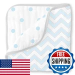 Swaddledesigns 4-LAYER Cotton Muslin Luxe Blanket Baby And Toddler Cuddle. Fixed Price $30.38.