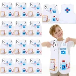 12 Pcs Community Helper Dress Up Vest, Boy & Girl Career Cosplay Party Costum.... Fixed Price $47.70.