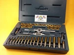 40 Pc Tap & Die Set Sae Rethreading Titanium Drill Hog Lifetime Warranty. Fixed Price $187.15.