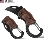 Funbro Small Pocket Knife For Men, Cool Box Cutter With 1.34 Inch Wood Grain. Fixed Price $15.66.