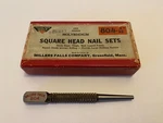 Nos - Millers Falls #804 4/32 Square Head Nail Set Punch W/box U.s.a.. Fixed Price $28.95.