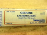New Eastman Knives Straight Front High Speed 80C6HS C1422-2 Box Of 12. Fixed Price $119.99.