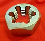 7272 1-3/8-6 Nc 2.4" Hex Irwin Hanson Rethread Die Carbon Steel Rh. Fixed Price $68.95.