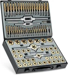 86PC Titanium Coated Steel And Die Set Sae Metric Tools Tapping Thread. Fixed Price $99.99.
