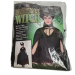 Karnival Costume Woman Large Fairytale Witch Halloween Dress Cape Horns Choker. Fixed Price $20.43.