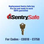 C001B-C195B. New Key For Sentry Safe Locks, Cut To Your Code. C175B. Fixed Price $7.95.