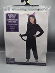 Black Cat Zipster Jumpsuit Costume Child Small 4-6. Fixed Price $18.99.