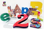 Foam Letters And Shapes With Acrylic. Fixed Price $41.99.