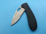 Used Coast LX320 Pocket Knife Black On Silver Liner Lock. Fixed Price $16.99.
