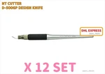 Nt Cutter D-500GP Design Knife For Precise Cutting Japan X 12 Set. Fixed Price $106.99.