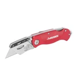 Husky Folding Lock-back Work Pocket Utility Knife Belt Clip Quick Change Blade. Fixed Price $22.98.