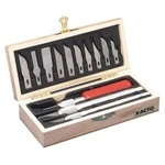X Acto Knife Set 3 Utility Knives With 10 Assorted Blades And Carrying Case. Fixed Price $46.99.