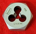 1/4-20 Nc 1" Hex Die Irwin Hanson 6520 Zr Rethreading Carbon Steel Usa. Fixed Price $9.99.