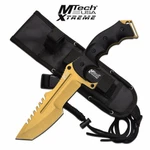 Fixed-blade Tactical Knife Mtech Heavy Duty Military Combat Gold Tanto. Fixed Price $54.95.