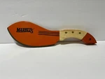 Marbles Fixed Knife Orange Bolo Camp Cleaver W/ Nylon Sheath & Sharpening Stone. Fixed Price $22.99.
