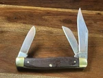 Vintage Craftsman Usa 95235 Three Blade Stockman Folding Pocket Knife Beautiful!. Fixed Price $49.99.