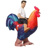 Comin Inflatable Chicken Costume Ride-on Rooster Adult Blow Up Suit Funny Fan.... Fixed Price $68.74.