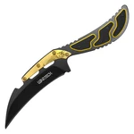 Wartech 8" Full Tang Tactical Gold Hawkbill Fixed Blade Knife Hunting Gear. Fixed Price $25.90.