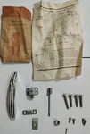 Vtg National Lock Company Cabinet Catch N61-308 Chrome Plated With White Lines. Fixed Price $14.99.