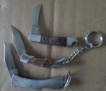 Lot Of 3 Camillus, Ezkit & Unbranded- Single Blade Folding Pocket Knife, Small. Fixed Price $29.99.