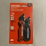 Craftsman Folding Retractable Utility Knife Blade Set New. Fixed Price $19.55.