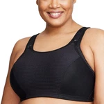 Full Figure Plus Size Custom Control Sports Bra Wirefree #1166 Solid Black. Fixed Price $71.33.