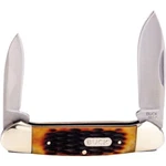 Buck Knives Canoe Pocket Knife 2.5" Spear Point 420J2 Satin Blade Jigged Bone. Fixed Price $28.99.