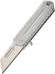 Stainless Steel Folding Utility Knife - Heavy Duty Box Cutter For Cartons, Cardb. Fixed Price $20.19.