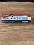 Sterling Single Edge Razor Blades Sharp Tools Knife Cutting Box Cutter. Fixed Price $32.14.