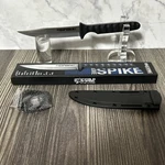 Cold Steel Bowie Spike Fixed Knife 4" Full Tang 4116 Blade Griv-ex Handle. Fixed Price $39.00.