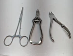 Lot Of 3 Stainless Steel Toenail Set Remover Podiatry Tools Kit Germany. Fixed Price $62.39.