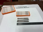 Lot Of Hertel K008245AS, #10-24, Spiral Point Plug Taps, Hss, H3, 2-FL, Usa. Fixed Price $13.95.