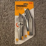 Toughbuilt 2PC Utility Knife Set TB-H4S2-123-B New. Fixed Price $25.00.