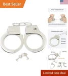 Handcuffs For Kids Safety Toy Cop With Key Police Officer Role Play Cow.... Fixed Price $13.99.