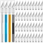 Diyself Exacto Knife, Pcs Craft With 40 Gold-blue-black-silver. Fixed Price $12.66.