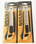 2 Tolsen Large Snap Off Utility Knife Knives Cutters 18MM Breakaway Blades 30003. Fixed Price $12.99.
