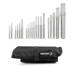 Tekton Punch And Chisel Set With Pouch, 20-PIECE Center, Solid, Pin, -usa. Fixed Price $112.99.