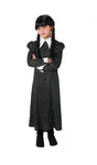 New Wednesday Addams Costume For Girls' Size 6/6X, Great Halloween. Fixed Price $23.25.