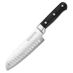 Kitchenaid KKFTR7SKOB 7" Classic Forged Series Triple Rivet Santoku Knife, Black. Fixed Price $35.87.