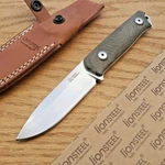 Lionsteel B41 Fixed Knife 4.13" Sleipner Tool Blade Green Micarta Handle. Fixed Price $163.99.